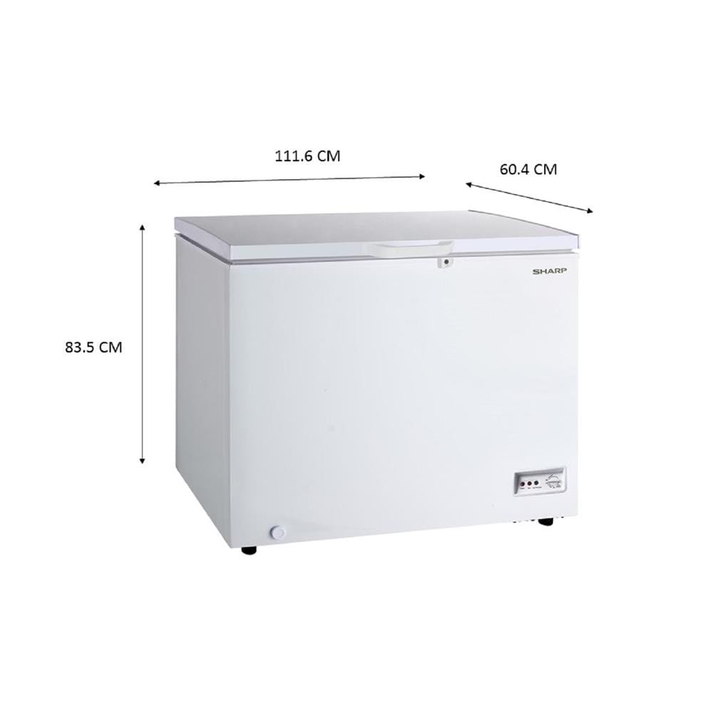 ตู้แช่ 2 ระบบ SHARP SJ-CX300T-W 10 คิว สีขาว