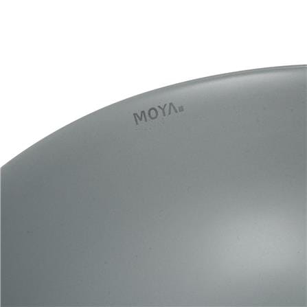 อ่างล้างหน้าวางบนเคาน์เตอร์ MOYA 222-8 MATT GREY_2