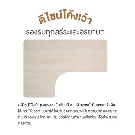 โต๊ะปรับระดับไฟฟ้า ERGOTREND LIFTIO 180 ซม. ลายไม้อ่อน/ขาว_5