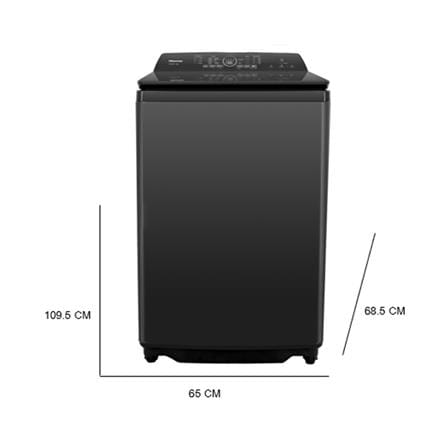 เครื่องซักผ้าฝาบน HISENSE WT180Q30 18 กก. อินเวอร์เตอร์ สีดำ_9