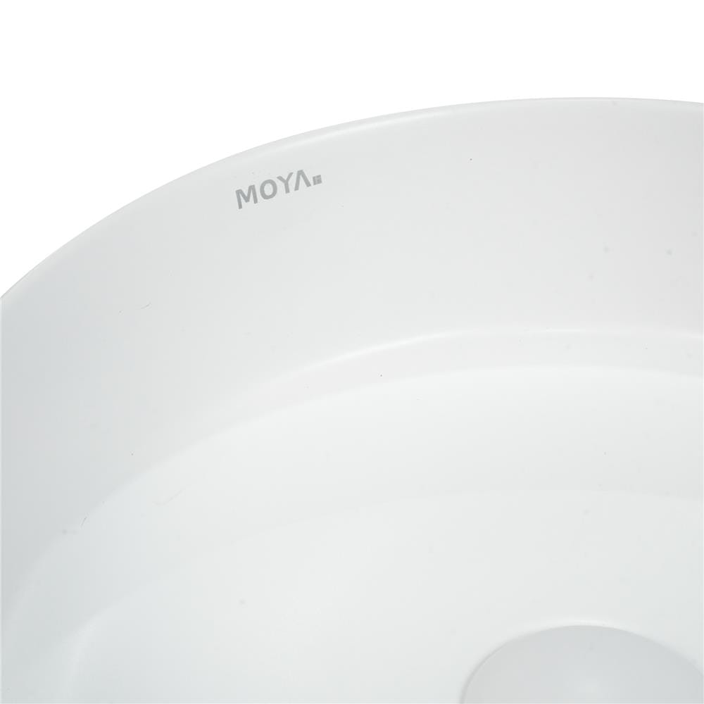 อ่างล้างหน้าวางบนเคาน์เตอร์ MOYA 221-12 MATT WHITE