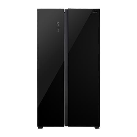 ตู้เย็น SIDE BY SIDE HISENSE RS708N4TBU 19.8 คิว กระจกดำ_0