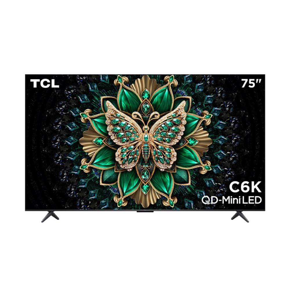 ทีวีคิวดี มินิแอลอีดี 75 นิ้ว TCL (4K, LED, GOOGLE TV) 75C6K