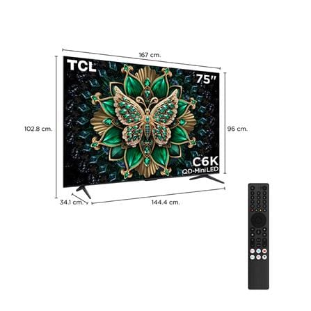 ทีวีคิวดี มินิแอลอีดี 75 นิ้ว TCL (4K, LED, GOOGLE TV) 75C6K_14