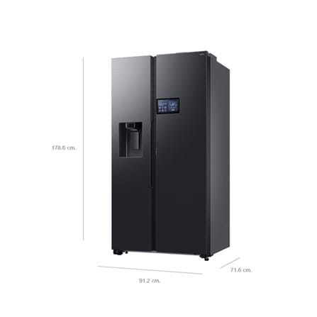 ตู้เย็น SIDE BY SIDE SAMSUNG RS90F65D2FST 21.7 คิว สีดำ_10