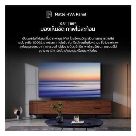 ทีวีคิวดี มินิแอลอีดี 98 นิ้ว TCL (4K, LED, GOOGLE TV) 98C6K_6