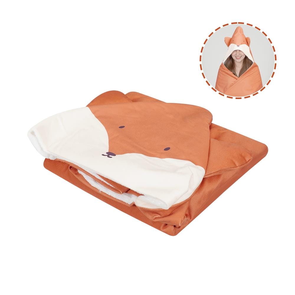 ผ้าขนหนู HOME LIVING STYLE HOOD FOX 27X54 นิ้ว สี ORANGE