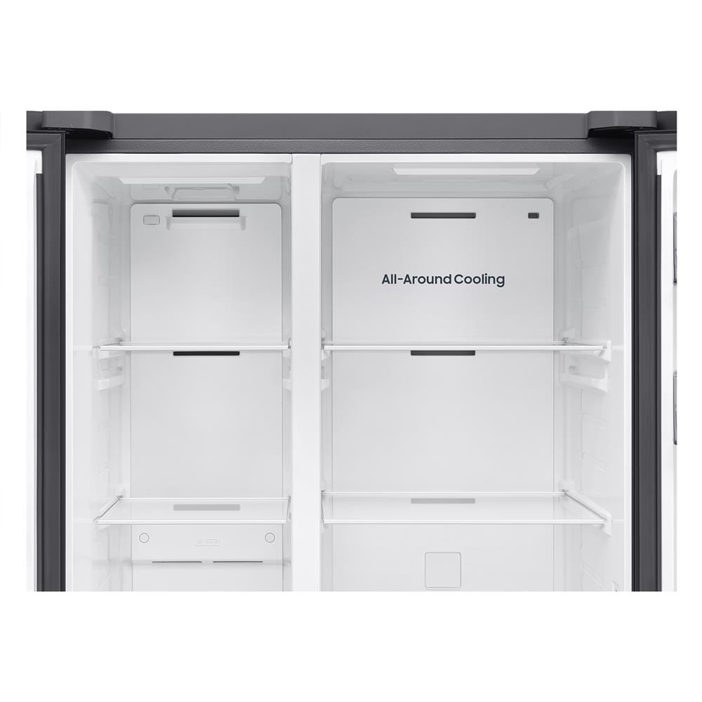 ตู้เย็น SIDE BY SIDE SAMSUNG RS70F65Q1BST 23.1 คิว กระจกดำ