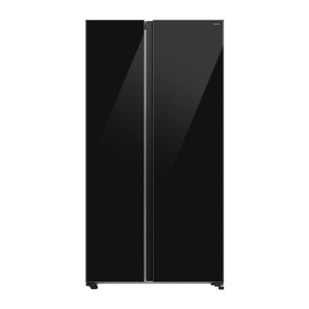 ตู้เย็น SIDE BY SIDE SAMSUNG RS70F65Q1BST 23.1 คิว กระจกดำ_0