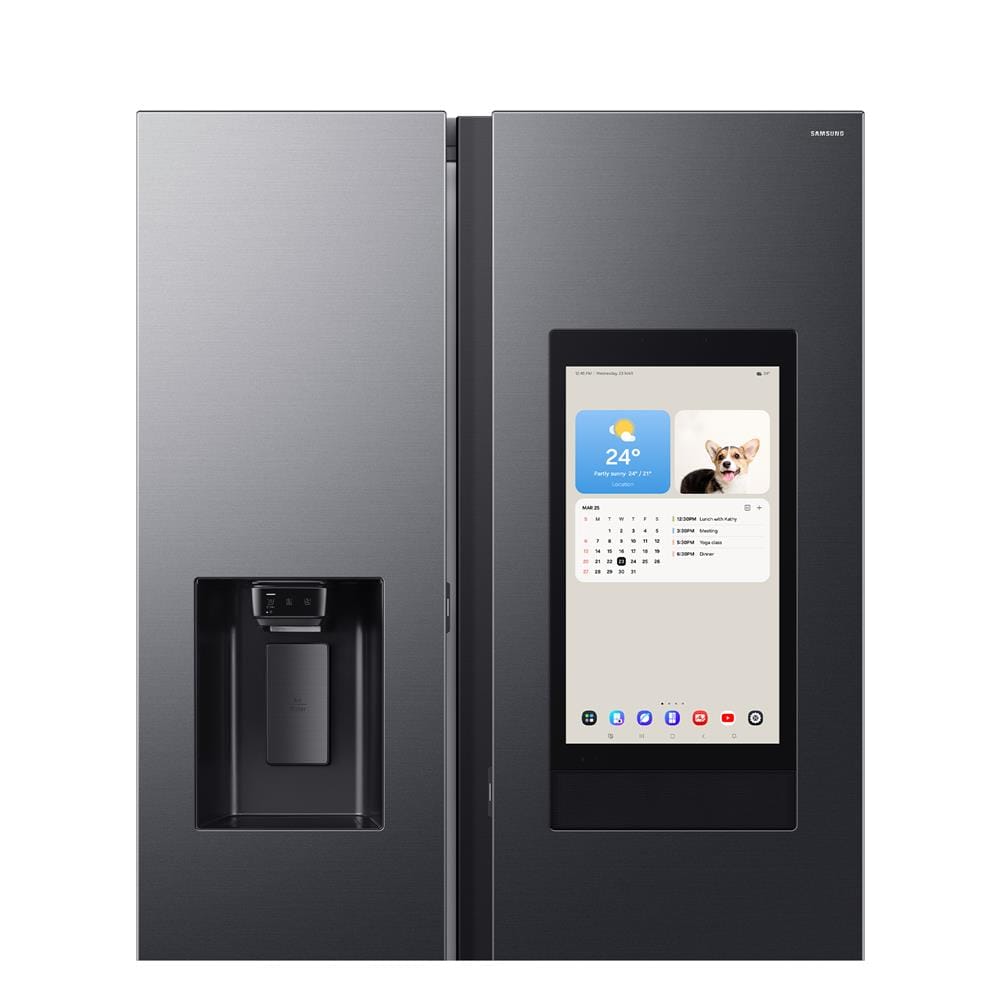 ตู้เย็น SIDE BY SIDE SAMSUNG RS90F65A2FST 21.7 คิว สีดำ