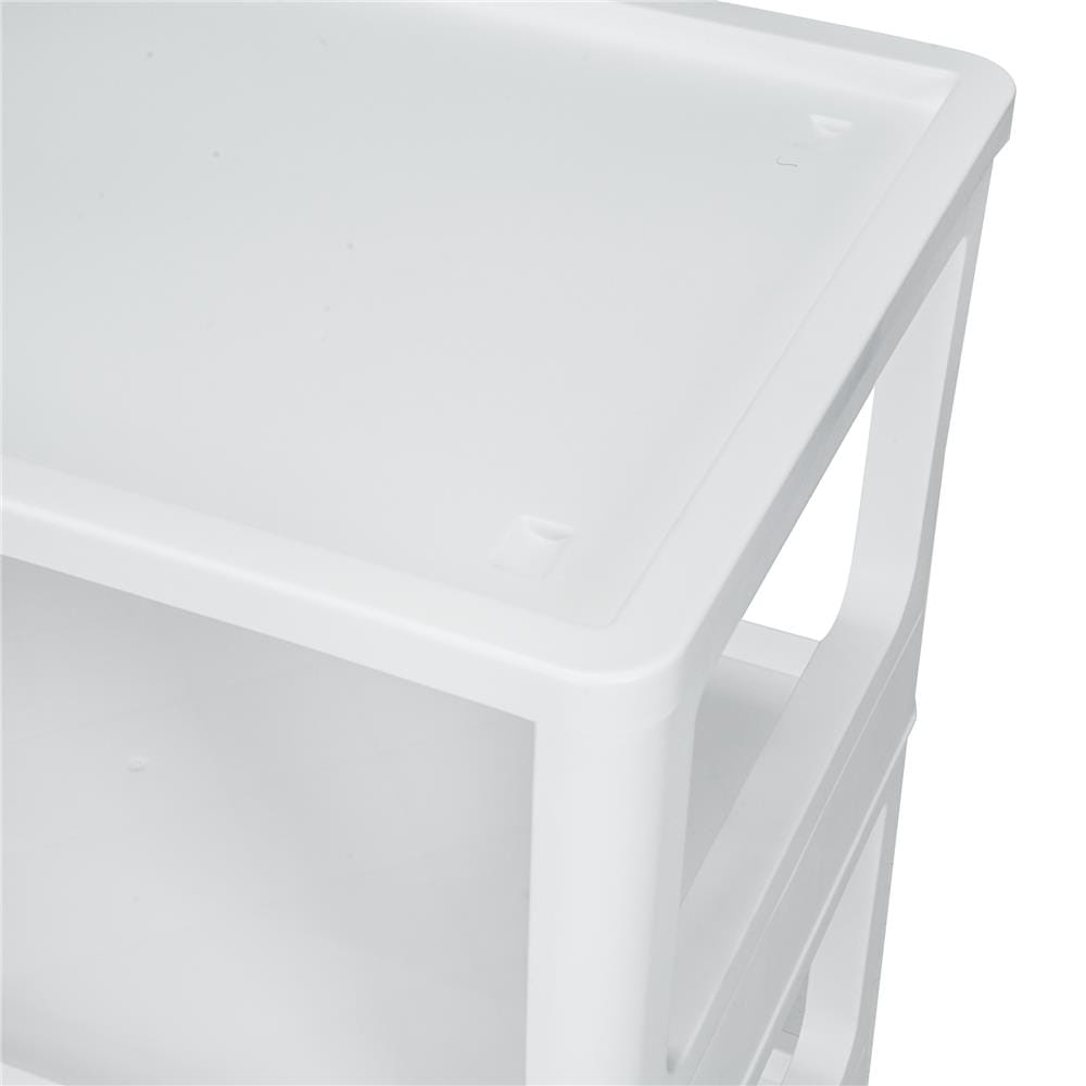 ชั้นวางของพับได้ 3 ชั้น STACKO GENNA 64X40X100 ซม. สีขาว