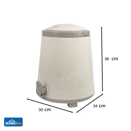 ถังน้ำดื่ม มีก๊อก SPRING COOL MATE CIRCULAR 14 ลิตร สีโทป_7