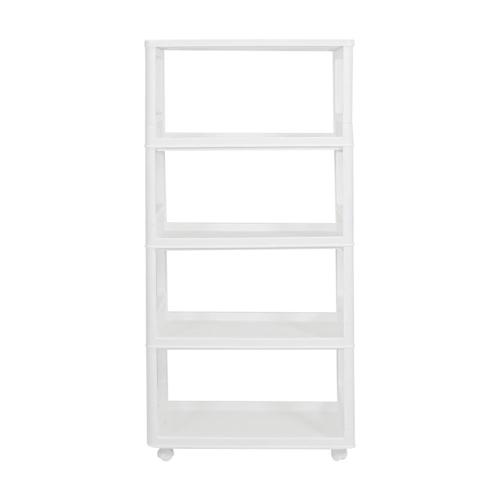 ชั้นวางของพับได้ 4 ชั้น STACKO GENNA 64X40X130 ซม. สีขาว