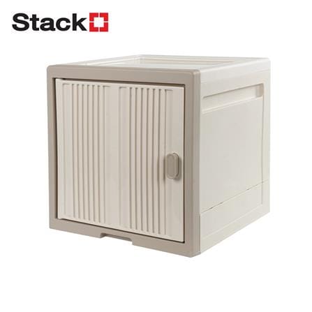 กล่องบานเปิดข้าง STACKO SORA 32X32X32.5 ซม. สีเบจ_0
