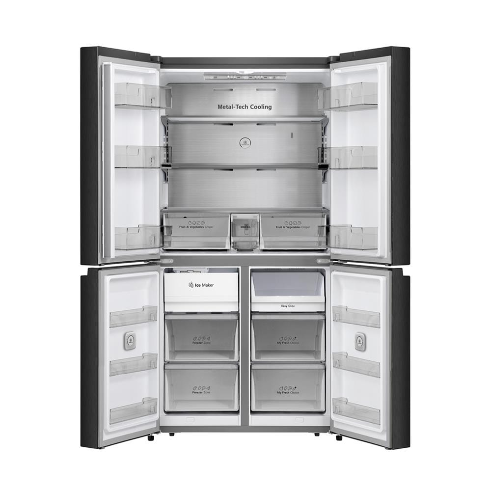 ตู้เย็น MULTI DOOR HISENSE RQ758N4TWU 21.6 คิว สีดำหิน