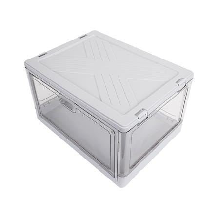 กล่องรองเท้า STACKO LITE 38X28X22 ซม. สีเทา/ใส_4