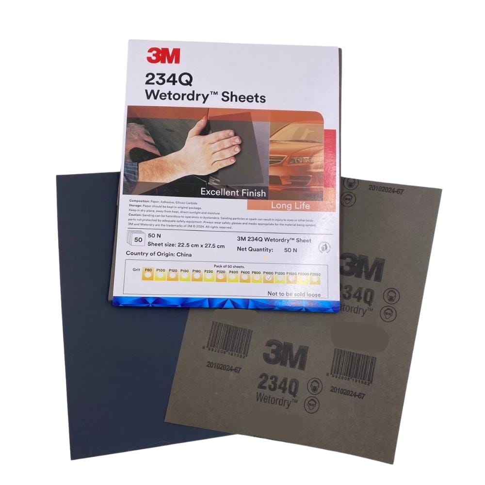 กระดาษทรายน้ำ 3M 234Q เบอร์ 150 9x11 นิ้ว