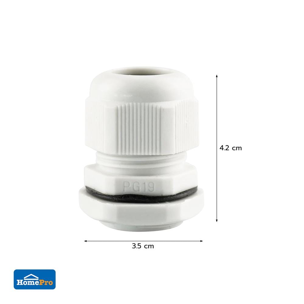 เคเบิ้ลแกลน ELECKTA PG-19 สีขาว (แพ็ก 2 ชิ้น)