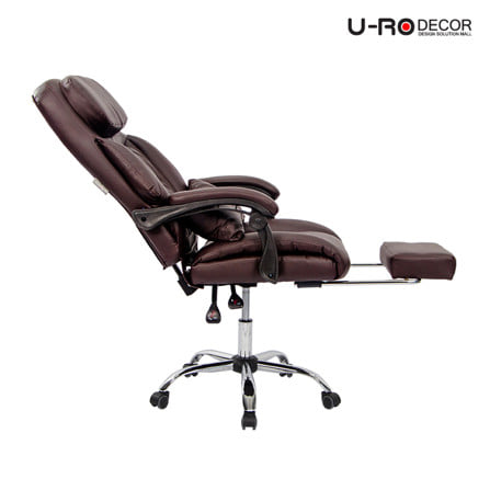 เก้าอี้สำนักงาน U-RO DECOR BAVARIA สีน้ำตาล_5
