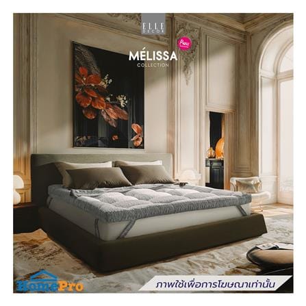 แผ่นรองนอน 3.5 ฟุต ELLE DECOR SOUFFLE_7