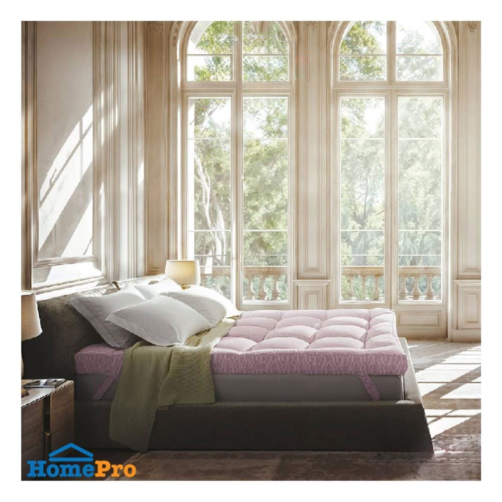 แผ่นรองนอน 5 ฟุต ELLE DECOR ECLAIR