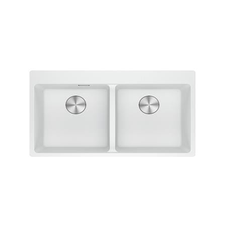 ซิงค์ฝัง 2 หลุม FRANKE MRG 620 BIANCO สีขาว_0