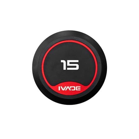 ดัมเบลกลมหุ้มยาง IVADE MD2104 15 กก. (แพ็ก 2 ชิ้น)_2