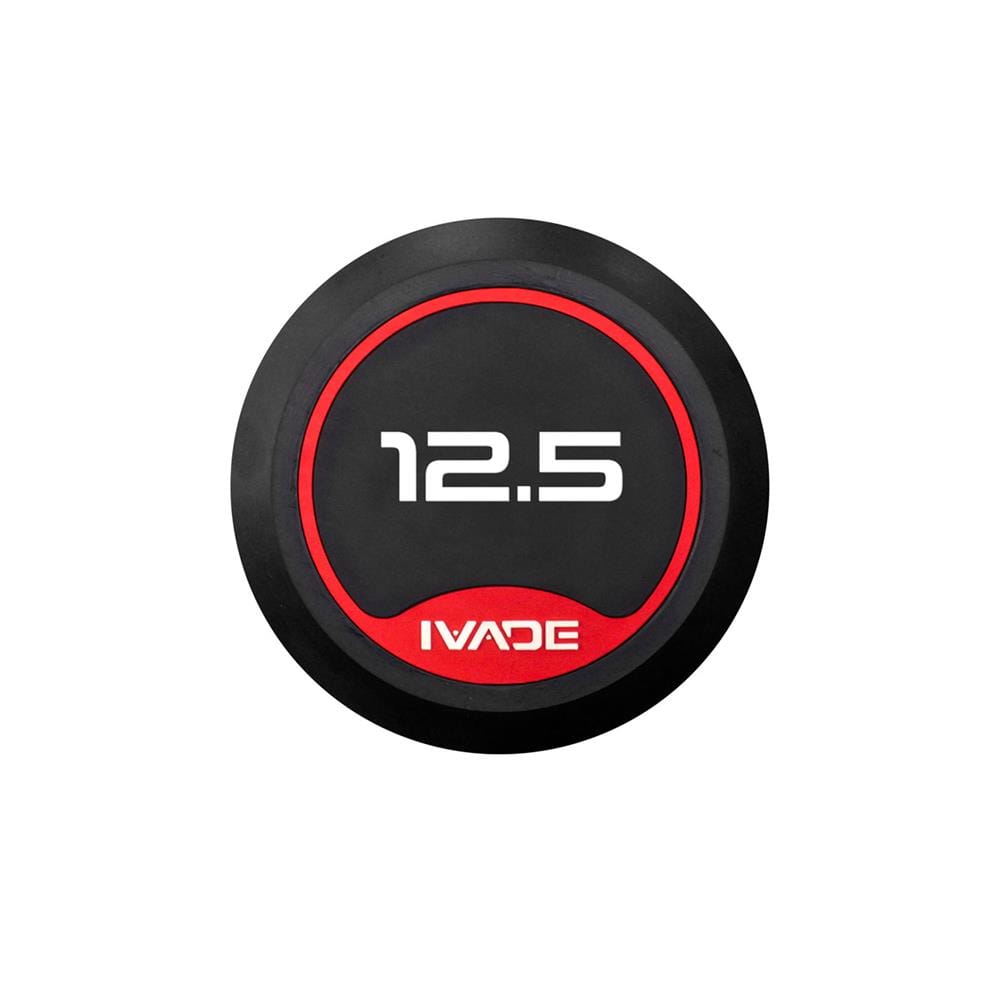 ดัมเบลกลมหุ้มยาง IVADE MD2104 12.5 กก. (แพ็ก 2 ชิ้น)