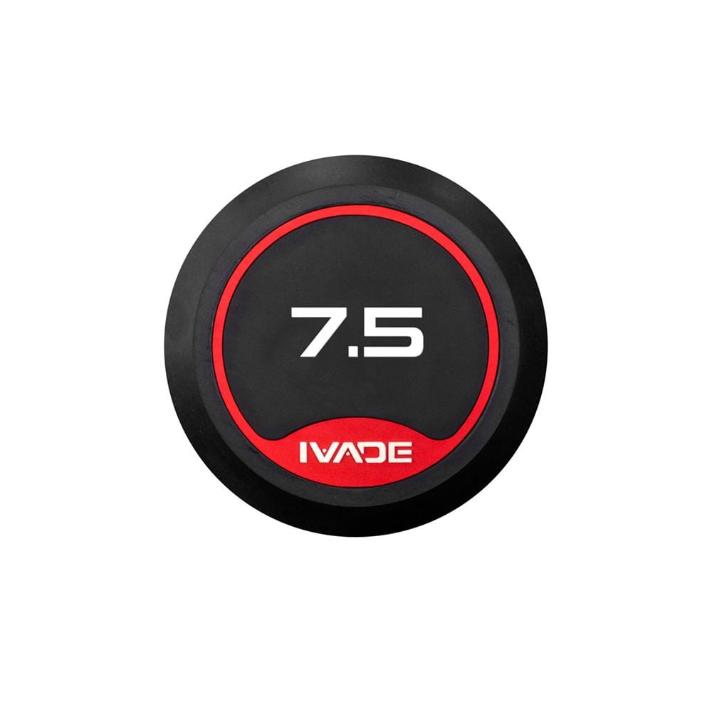 ดัมเบลกลมหุ้มยาง IVADE MD2104 7.5 กก. (แพ็ก 2 ชิ้น)