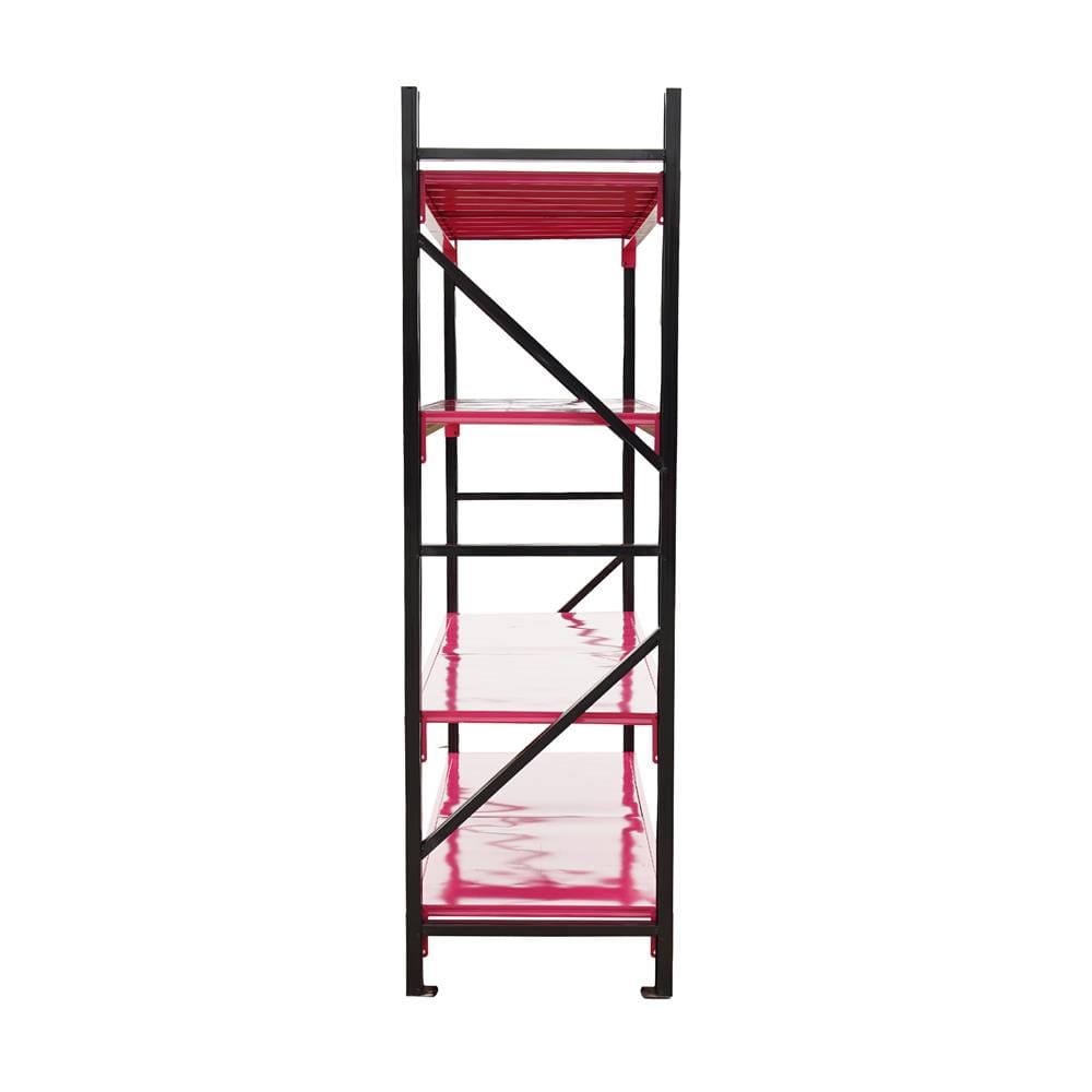 ชั้นเหล็ก 4 ชั้น C METAL 200X200X60 ซม. สีชมพู-ดำ