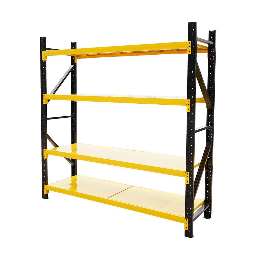 ชั้นเหล็ก 4 ชั้น C METAL 200X200X60 ซม. สีเหลือง-ดำ