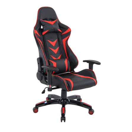 เก้าอี้เกมมิ่ง U-RO DECOR ROBOT สีดำ/แดง_1