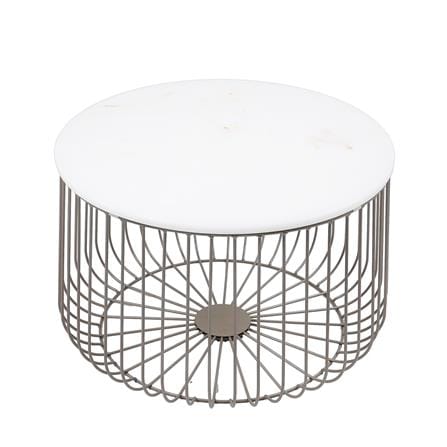 โต๊ะกลาง FURDINI RUSSO 60 ซม. สีขาว/เทา_2