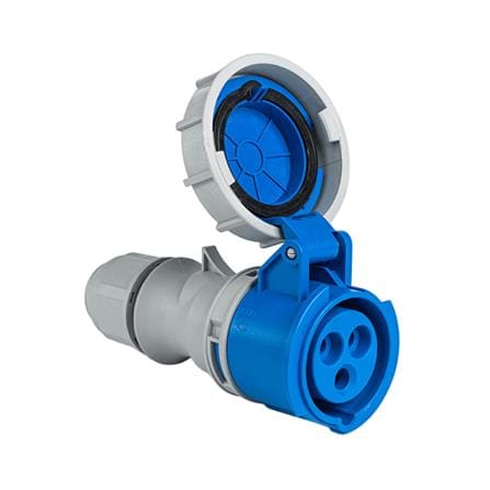 เพาเวอร์ปลั๊กตัวเมีย SUMO 3 ขา P2-2132 IP67 16 แอมป์ สีน้ำเงิน_1