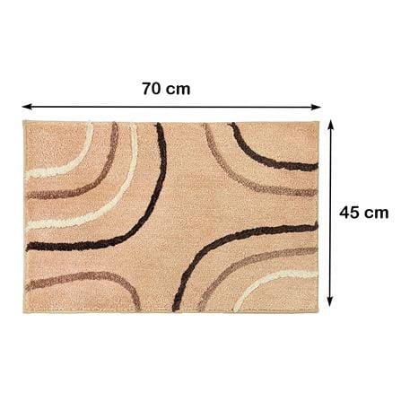 พรม HOME LIVING STYLE RING 45X70 ซม. สีครีม_9
