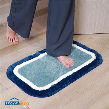 พรม HOME LIVING STYLE BORDI 45X70 ซม. สีน้ำเงิน_5