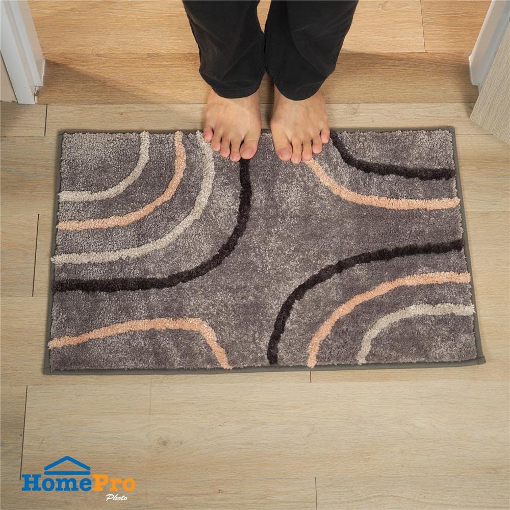 พรม HOME LIVING STYLE RING 45X70 ซม. สีเทา