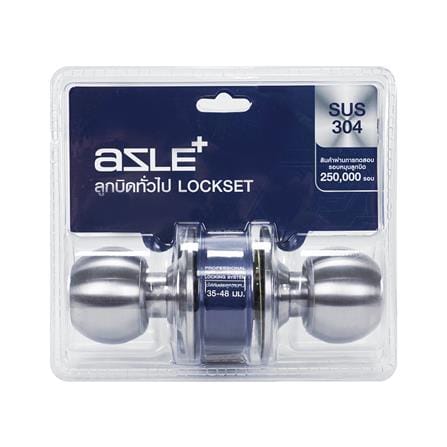 ลูกบิดประตู หัวกลม AZLE 4871 ML-ET สีสเตนเลส_4