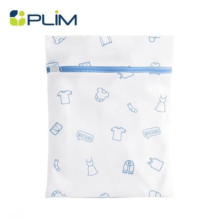 ถุงซักผ้าทรงเหลี่ยม PLIM SOFTY 50x60 ซม. สีขาว/ฟ้า_0