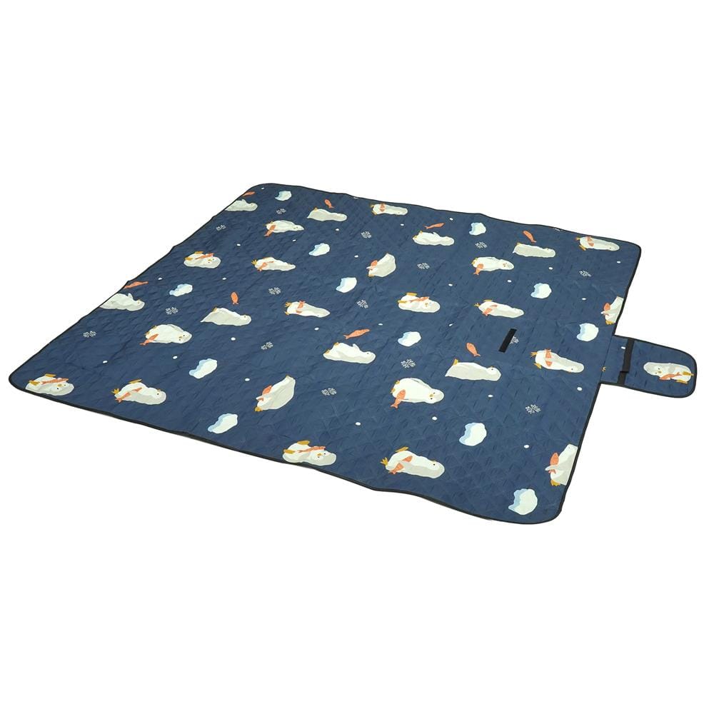 แผ่นอเนกประสงค์ HOME LIVING STYLE PENGUIN 195X195 ซม. สีน้ำเงิน