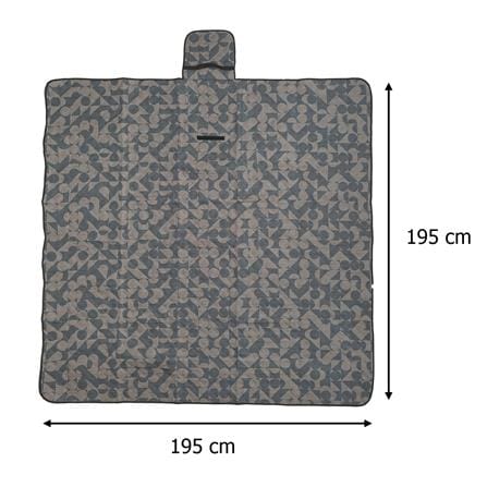 แผ่นอเนกประสงค์ HOME LIVING STYLE KEEN 195X195 ซม. สีเทา_9