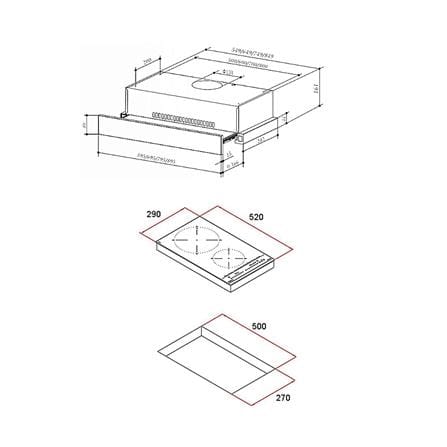 เตาฝัง+เครื่องดูดควัน TEKA IBS32920Q+TLR262BK สีดำ_4
