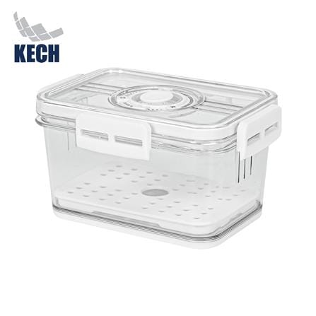 กล่องจัดเก็บในตู้เย็นมีแผ่นรองน้ำ KECH SYPA SIZE SS_0