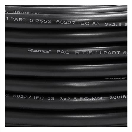 สายไฟ IEC53 RANZZ 3x2.5 ตร.มม. 30 ม. สีดำ_2