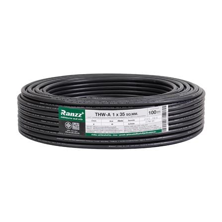สายไฟ THW-A RANZZ 1x35 ตร.มม. 100 ม. สีดำ_0