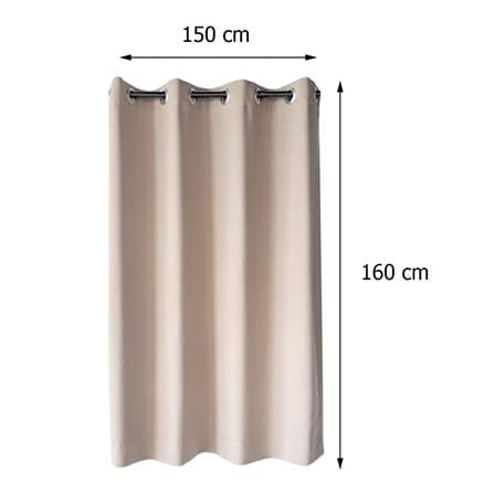 ผ้าม่าน EYELET HOME LIVING STYLE MOLLIE UV 150X160 ซม. สีน้ำตาล_6