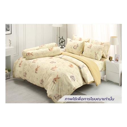 ชุดผ้าปูที่นอน 5 ฟุต (ชุด 5 ชิ้น) TULIP RABBIT 60112-DLD042_0
