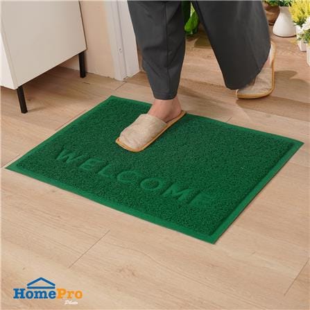 พรมเช็ดเท้าดักฝุ่น HOME LIVING STYLE W.NEO 60X80 ซม. สีเขียว_6