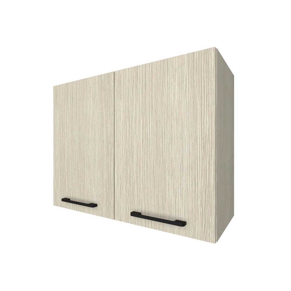 ตู้แขวนคู่ WPC มือจับดำ PARAZZO ENZO 80x60 ซม. สีไลท์โอ็ค
