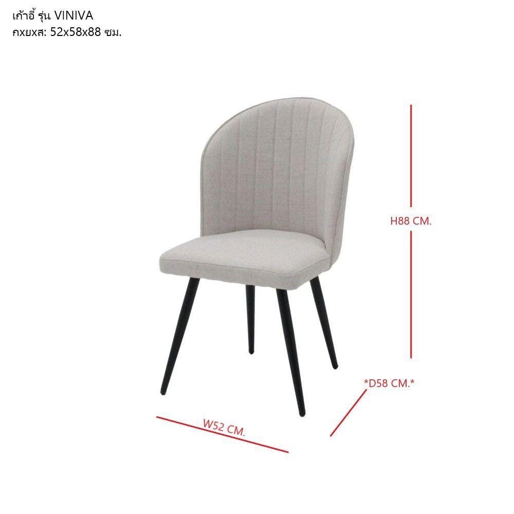 เก้าอี้ทานข้าว SB FURNITURE VINIVA 19233964 สีขาว